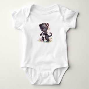 Cute Sweet Baby Kitty Cat or Black Panther Bodysuit
