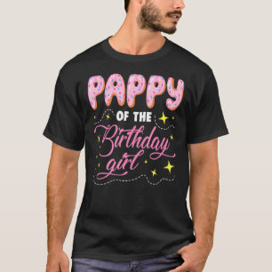 Cute Sweet Doughnut Doughnut Pappy Of The Birthday T-Shirt