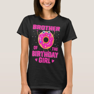 Cute Sweet Doughnut Family Brother Of The Birthday T-Shirt