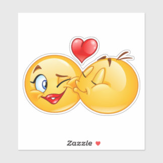 cute sweet emoji love hearts kiss
