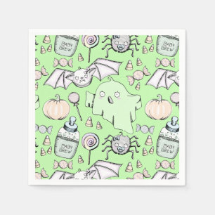Cute & Sweet Halloween Kids Birthday Napkin