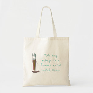 Cute Sweet Quirky Famous Artist Tote Bag