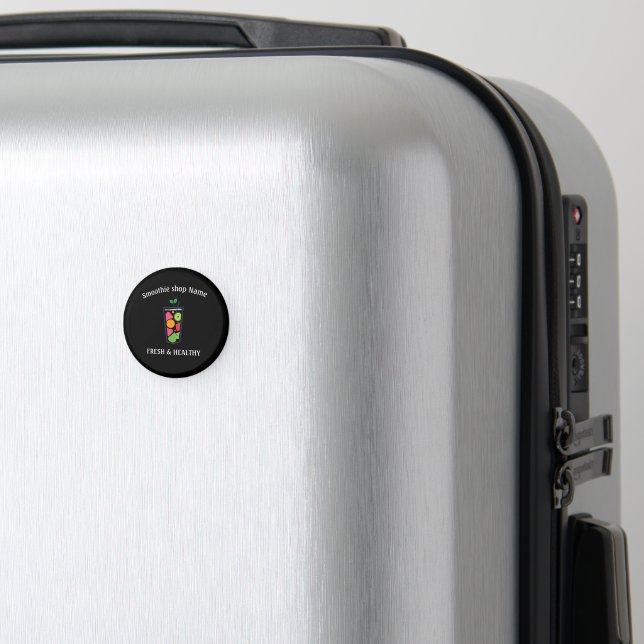 Cute Sweet yogurt Smoothies fruit Juice bar shop Magnet (In Situ (Luggage))