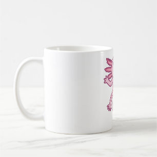 Cute Swimming Axolotl Coffee Mug
