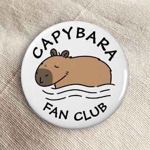 Cute Swimming Capybara Personalised Bottle Opener