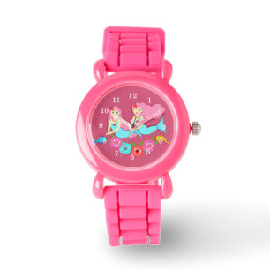 Cute Swimming Mermaids Theme Watch