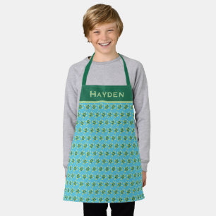 Cute Swimming Turtles Pattern Personalised Apron