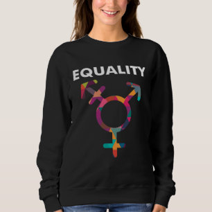 Cute Symbol LGBT Support Transgender Gay Pride Sweatshirt