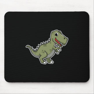 Cute T-Rex Dinosaur Sticker – Funny Cartoon Dino  Mouse Pad