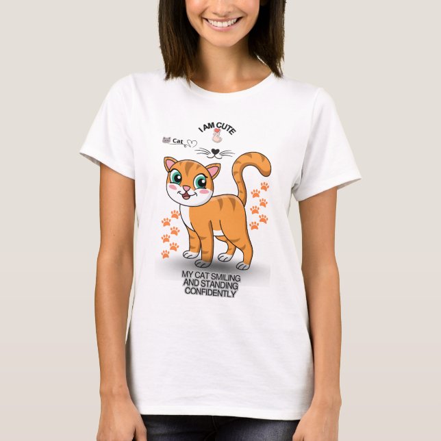 Cute T-Shirt for cat lover  (Front)