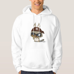 Cute T-shirt Pirate Racoon Cartoon Character Tee