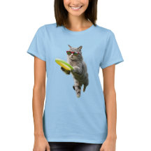 Cute Tabby Disc Golfer