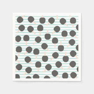 Cute Table Tennis Paper Napkins