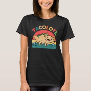 Cute Taco Axolotl Kids Boy Girl Tacolotl Salamand T-Shirt