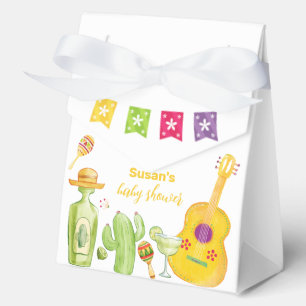 Cute Taco 'Bout Cactus Lime Guitar Baby Shower Favour Box
