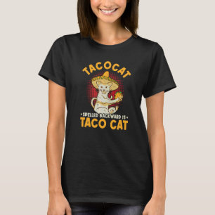 Cute Taco Cat Spelled Backwards T-Shirt