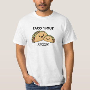 Cute Taco Friendship Cartoon T-Shirt