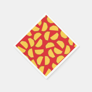Cute Taco Kids 1st Birthday Party Mexican Food Napkin