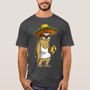 Cute Taco Sloth Cinco De Mayo Lover Xmas Gift Wome T-Shirt