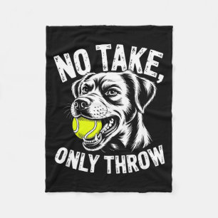 Cute take only throw german shepherd tennis humour fleece blanket