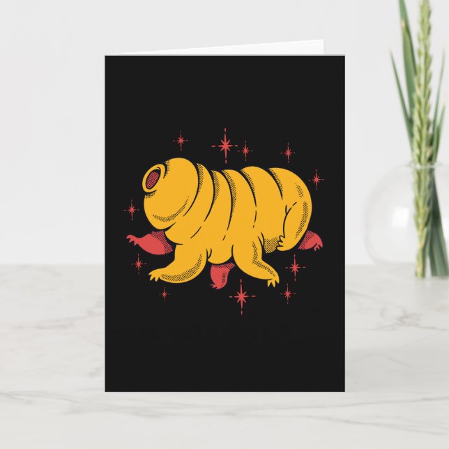 Cute tardigrade card (Front)