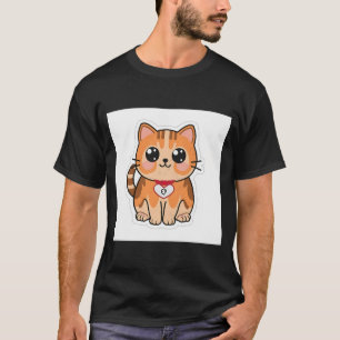 Cute Tater Tot Cat with a Tender Heart Plush T-Shirt