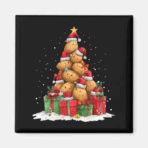 Cute Tato Le Christmas Tree Xmas Hat Long Sleeve  Magnet