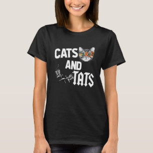 Cute Tattoo Artist cats and tats inked inking tatt T-Shirt