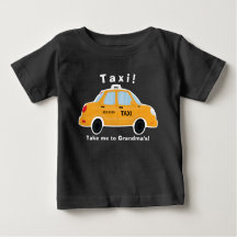 Cute Taxi Cab T-Shirt - Baby - Toddler - Kids