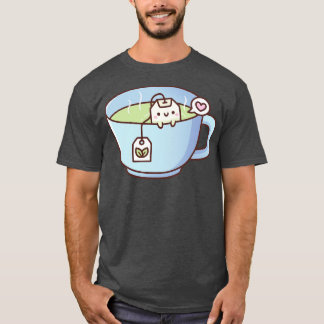 Cute Tea Bag In Teacup Doodle T-Shirt