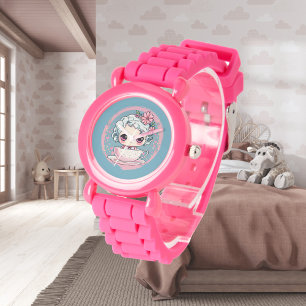 Cute Tea Cup Doll eWatch Watch