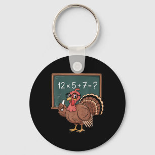 Cute Teacher 67 Turkey Thanksgiving For Teachers Key Ring