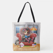 Cute Teacher / Anyone Tote - See Back
