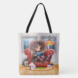 Cute Teacher / Anyone Tote - See Back Bag