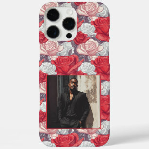 Cute Teacher Appreciation Gift Rose Flower Photo iPhone 16 Pro Max Case