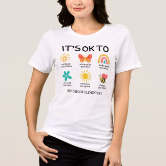Cute Teacher Motivational School Tri-Blend Shirt