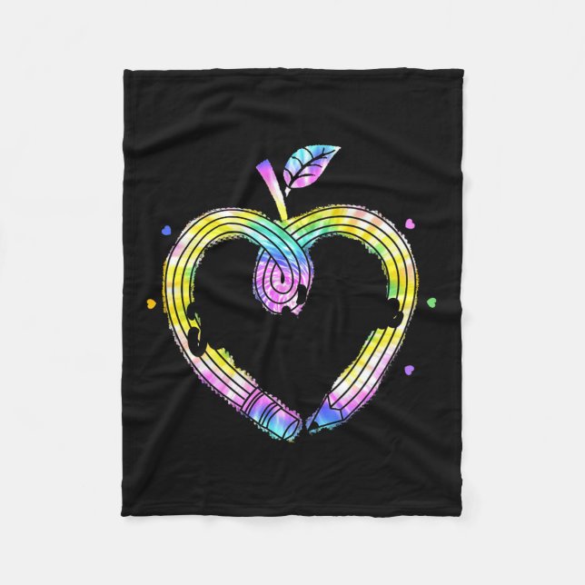 Cute Teacher's Aide Shirt Appreciation Day Gift He Fleece Blanket (Front)