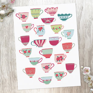 Cute Teacup Postcard
