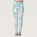 Cute Teal Pink Glitter Watercolor Mermaid Scales Leggings<br><div class="desc">This girly and cool mermaid themed design is perfect for the stylish and trendy girl. It features a faux printed pink glitter sequins mermaid scales pattern on to of an artsy white and teal blue watercolor painted background. It's artsy, pretty, and cute. ***IMPORTANT DESIGN NOTE: For any custom design request...</div>