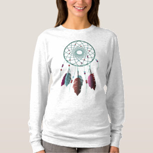 Cute Teal & Purple Dream Catcher T-Shirt