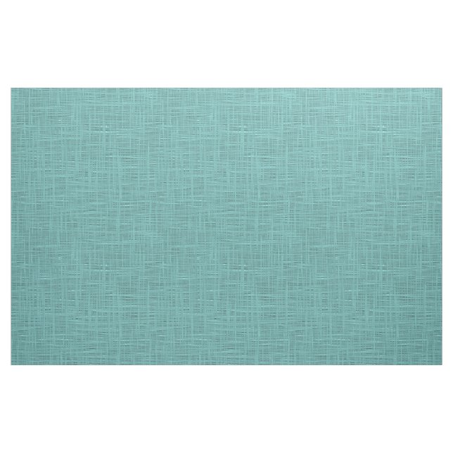 Cute Teal Turquoise Green Faux Jute Fabric Pattern (Fat Quarter)