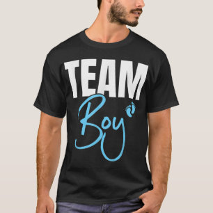 Cute Team Boy gender reveal party Idea for dad T-Shirt