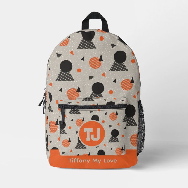 Cute Team High School Backpack For Travel (Front)