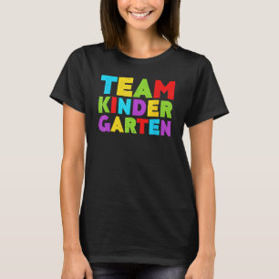 Cute Team Kindergarten Teacher Students Back To S T-Shirt