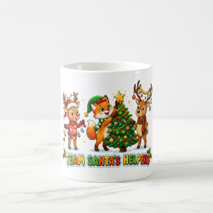 Cute Team Santa's Helpers Christmas Coffee Mug