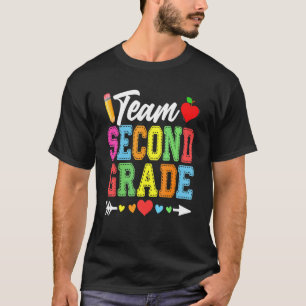 Cute Team Second Grade Teachers Students Back To S T-Shirt