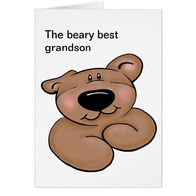 Cute Teddy Bear Birthday (Front)