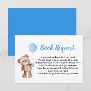 Cute Teddy Bear Books For Baby Enclosure card