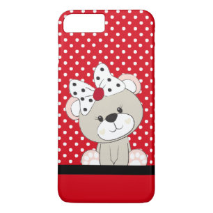 cute teddy bear iPhone 8 plus/7 plus case