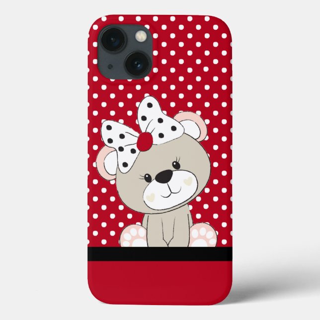 cute teddy bear Case-Mate iPhone case (Back)